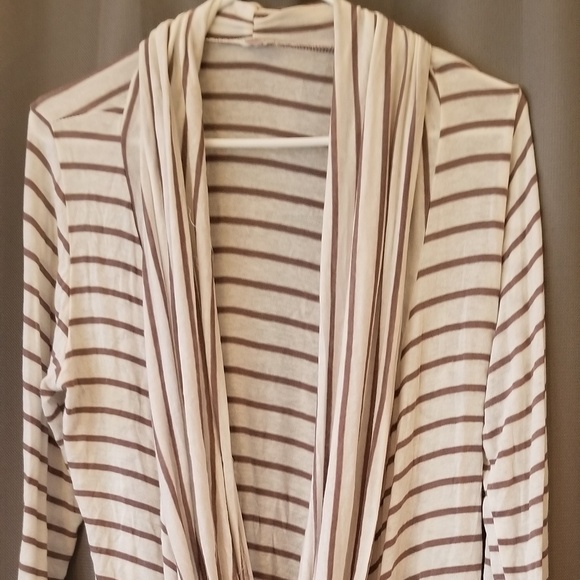 Tops - Stripe Crossover Shirt